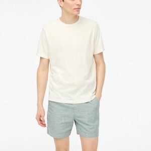 J Crew Shirt M Garment Dyed Relaxed Fit Tee Ivory